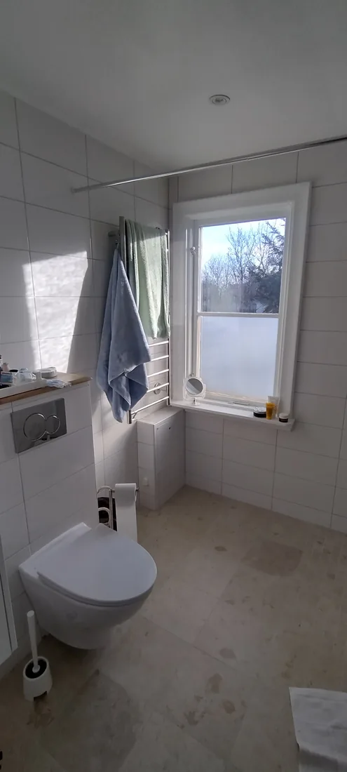 Badrumsrenovering i villa i Djursholm utförd av Robert’s Hantverks Service